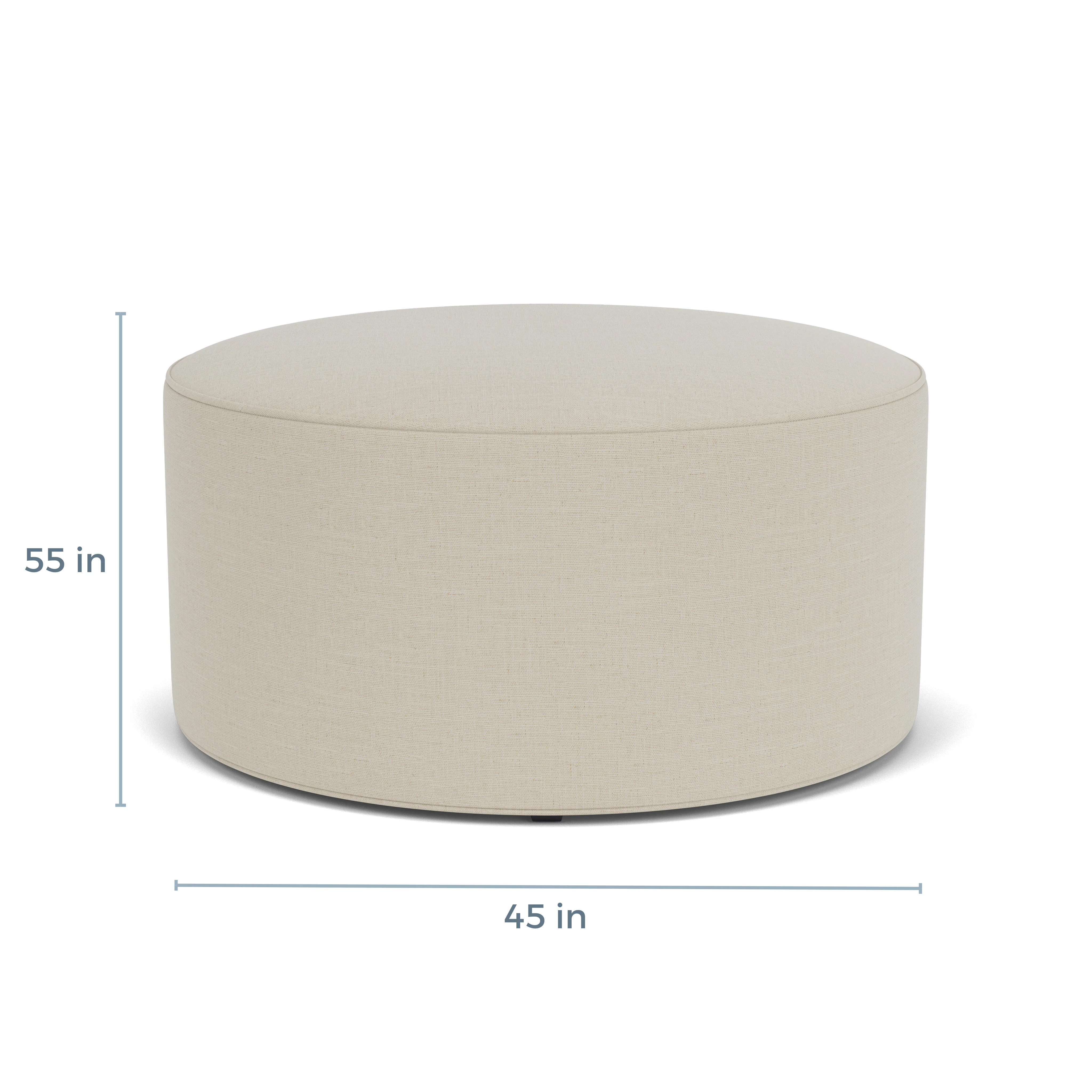 Amy 36" Round Ottoman - Image 2