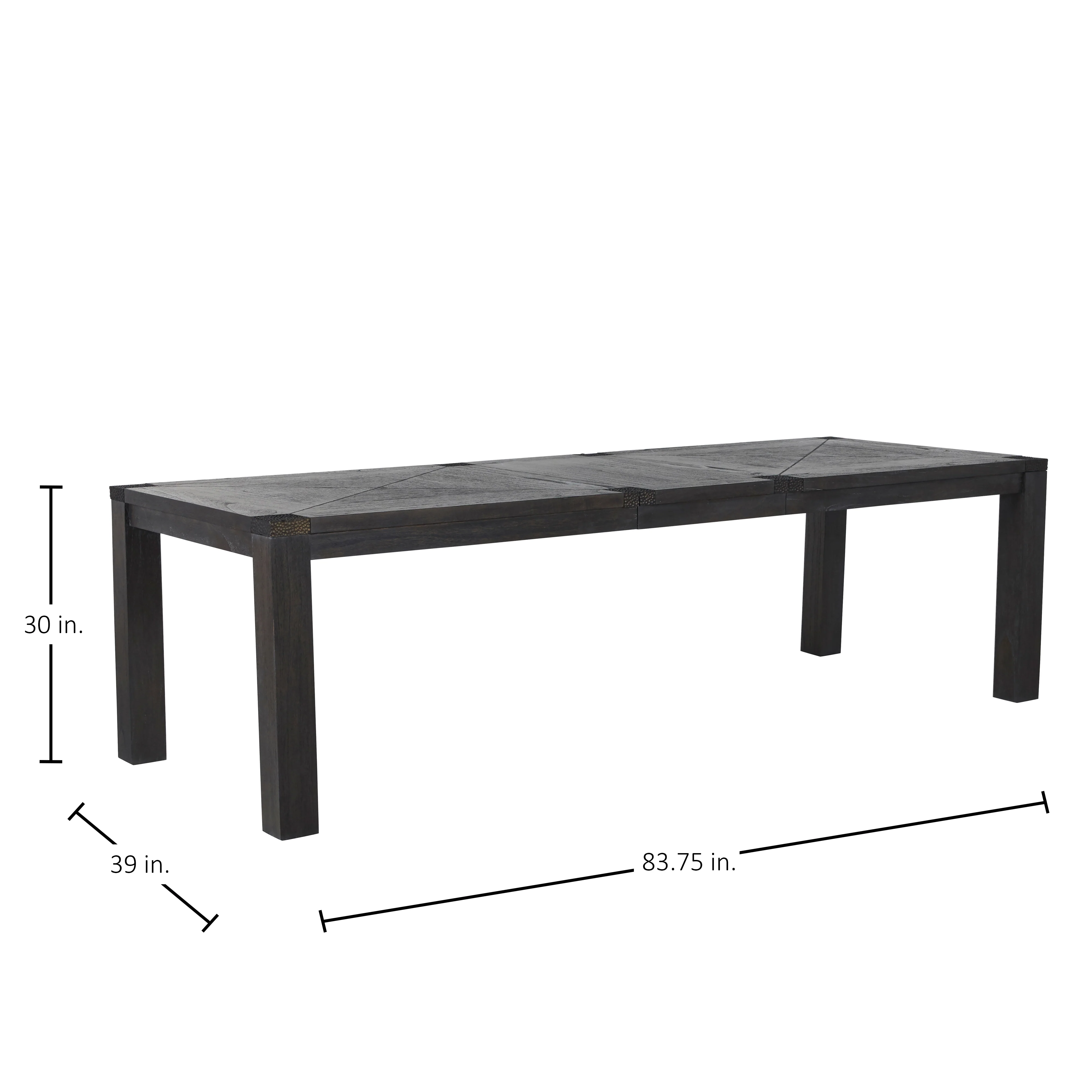 Beckett Extension Dining Table - Black - Image 2