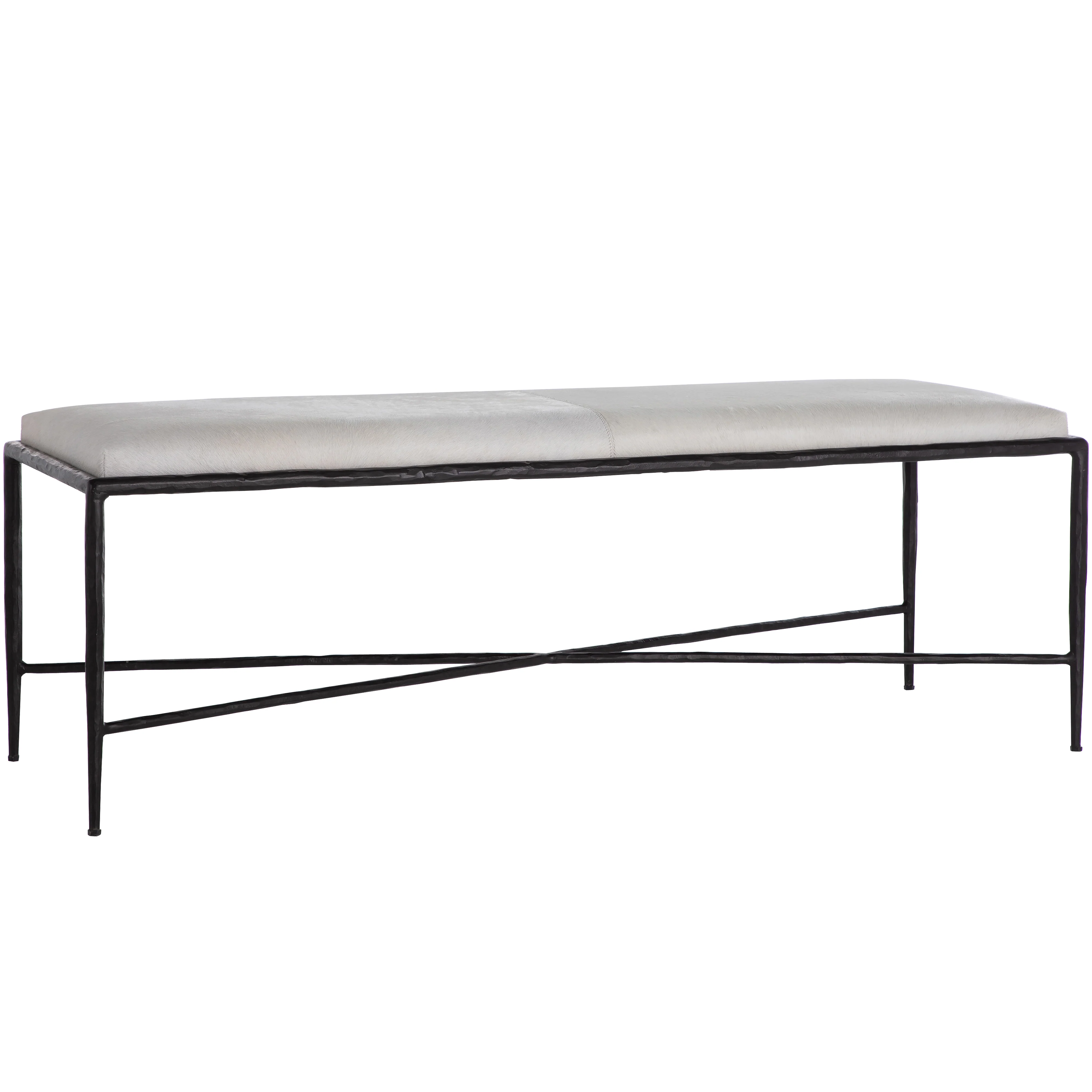 Devoe Bench - Hair on Hide - Image 3