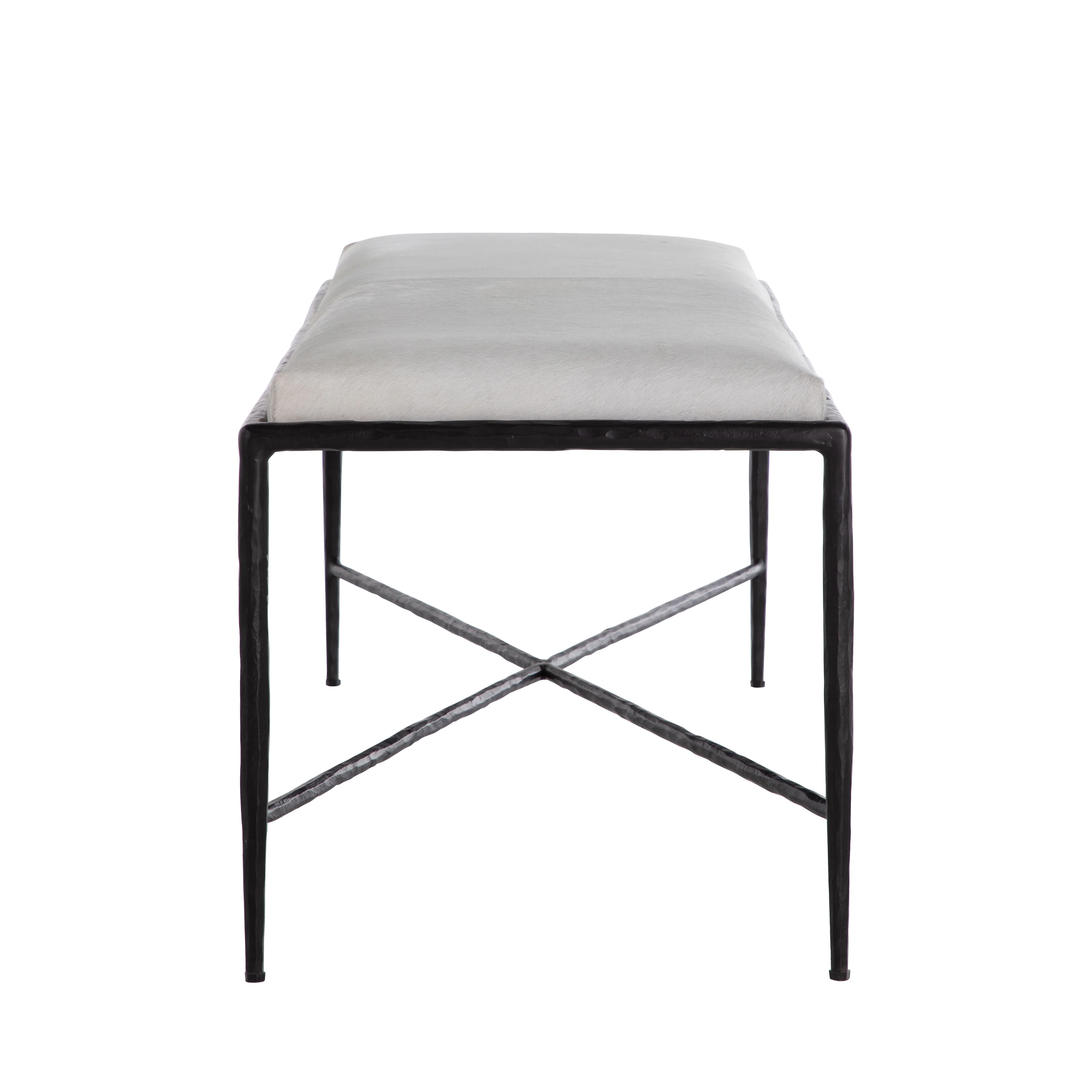 Devoe Bench - Hair on Hide - Image 4