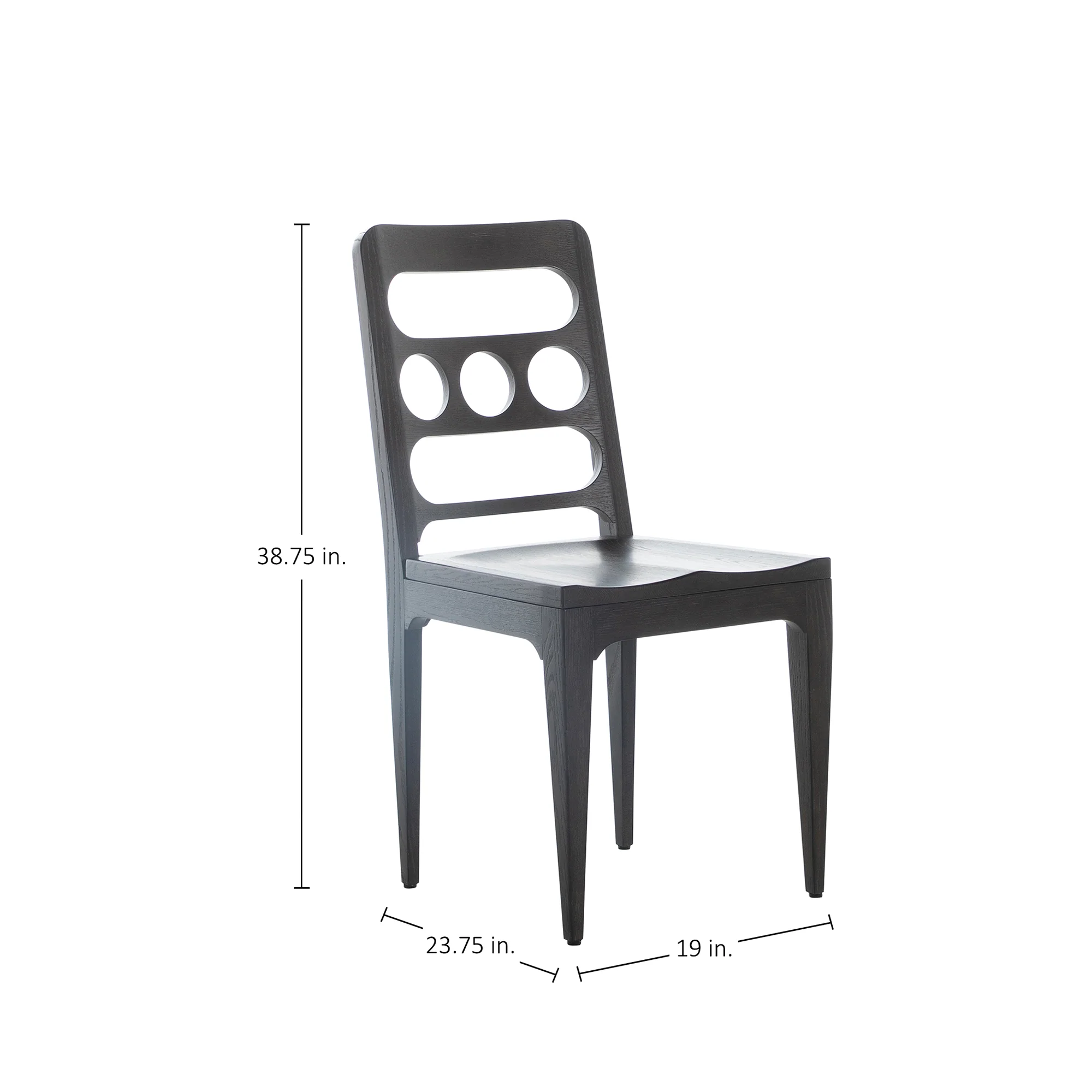 Ellison Dining Chair - Cerused Forest Black - Image 2