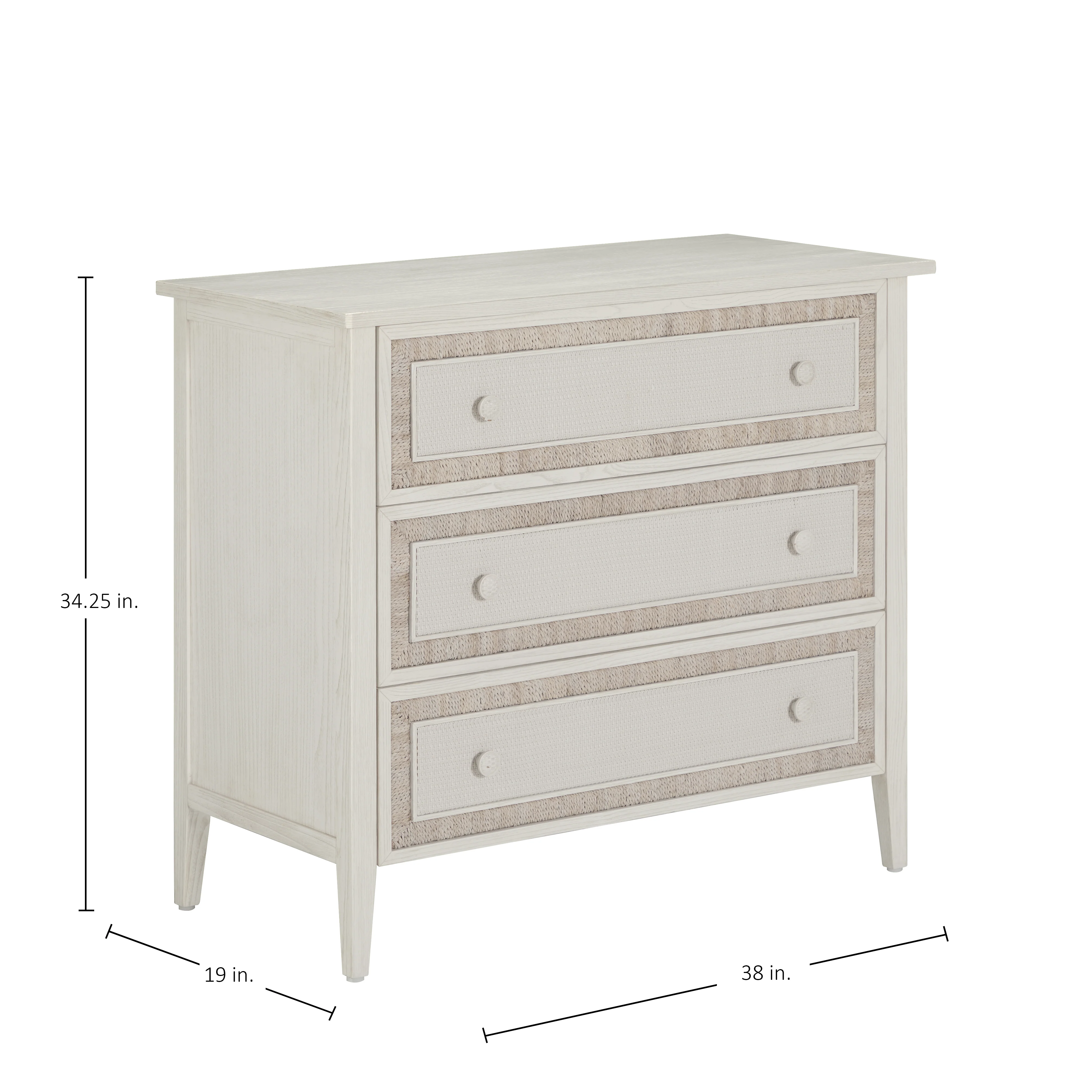 Grand Bermuda Chest - Whitewash - Image 2