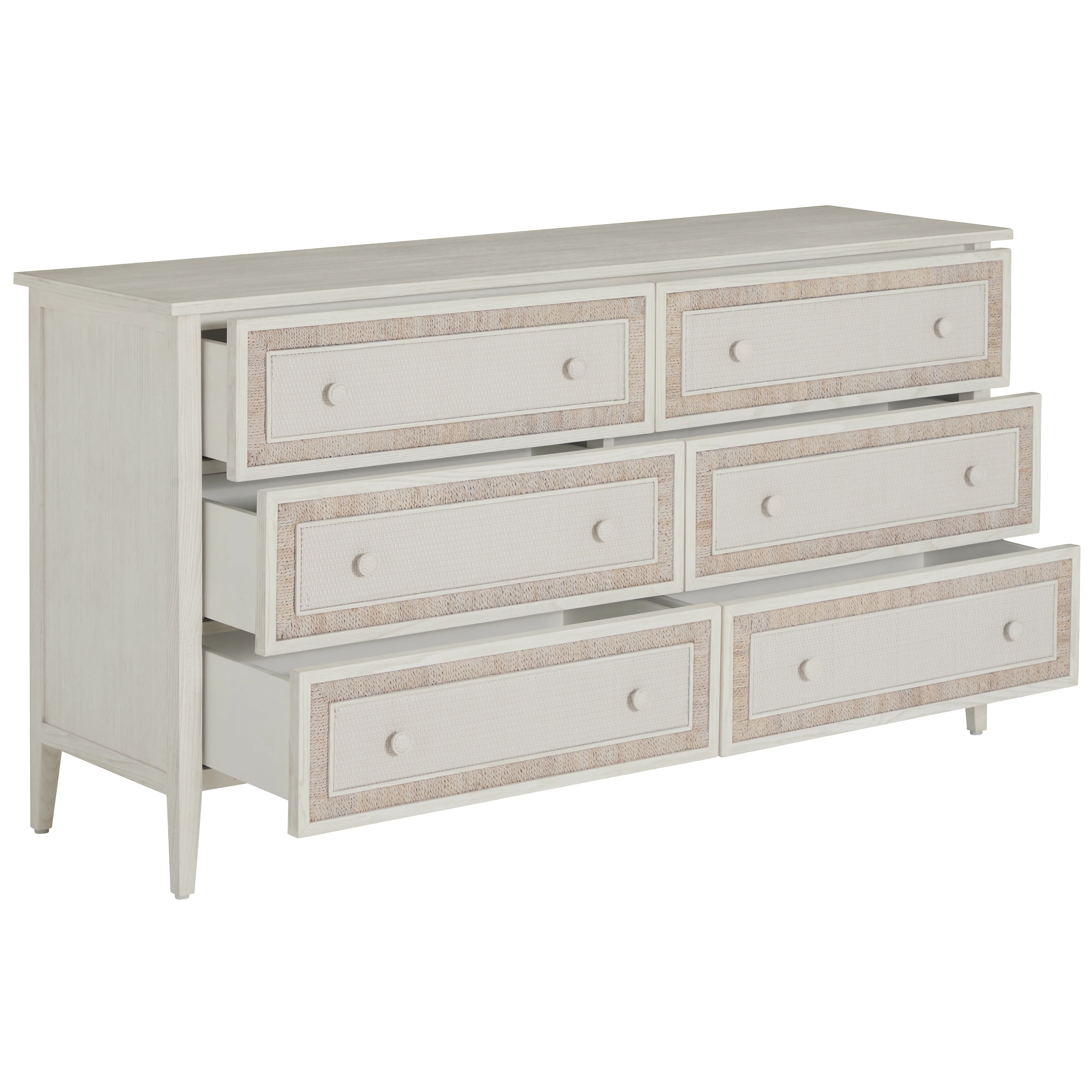 Grand Bermuda Dresser - Whitewash - Image 6