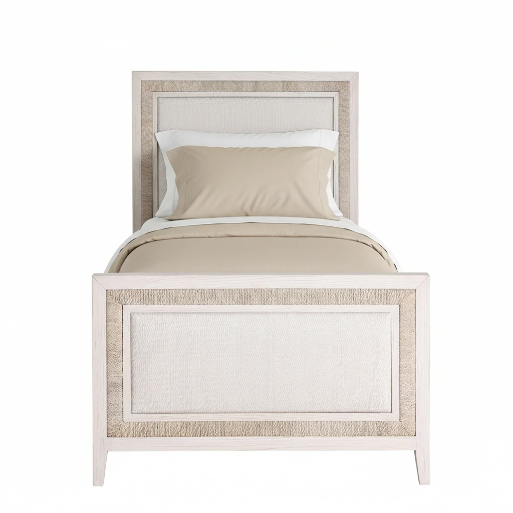Grand Bermuda Twin Bed - Whitewash - Image 3