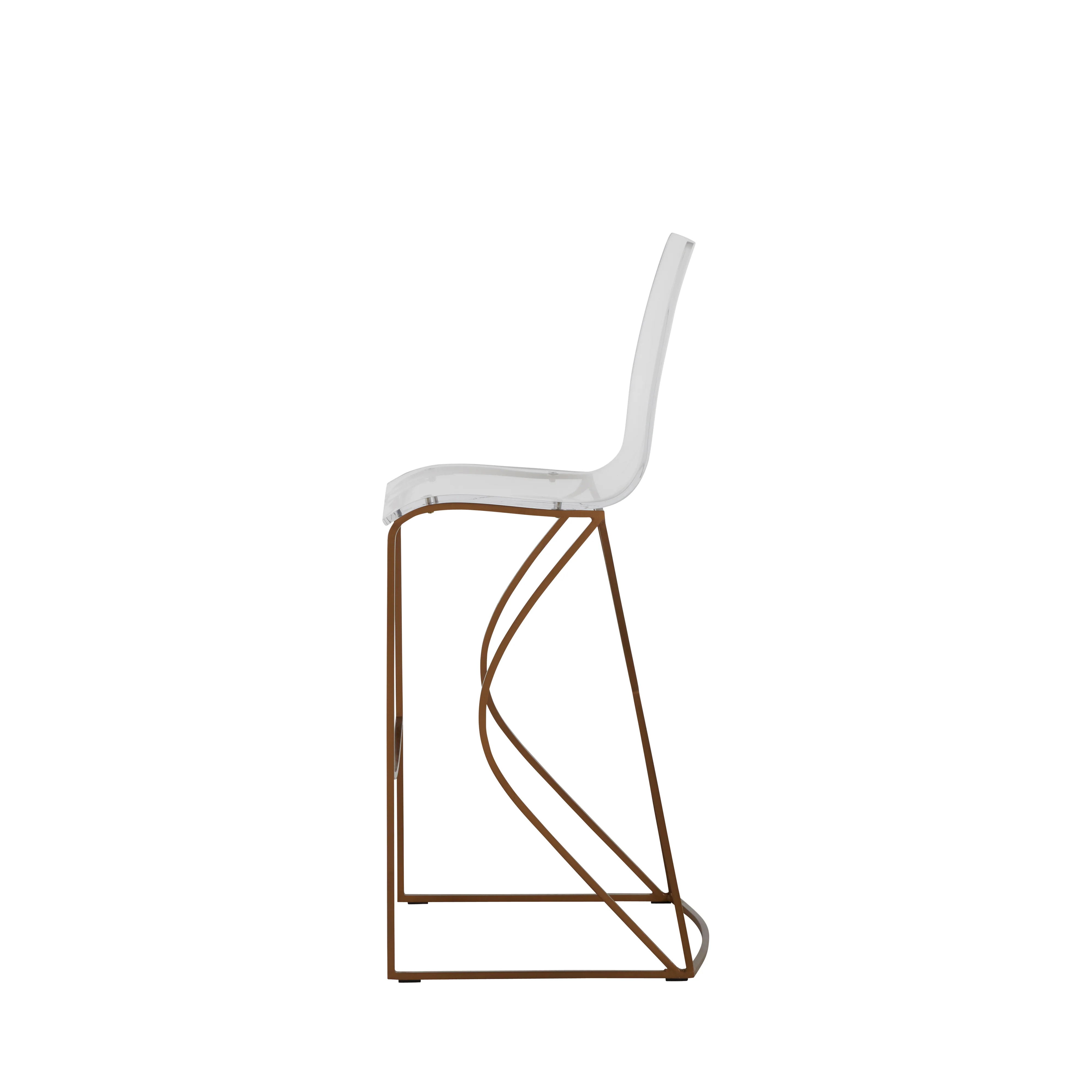 Johnson 30.25" Bar Height Stool - Gold - Image 3