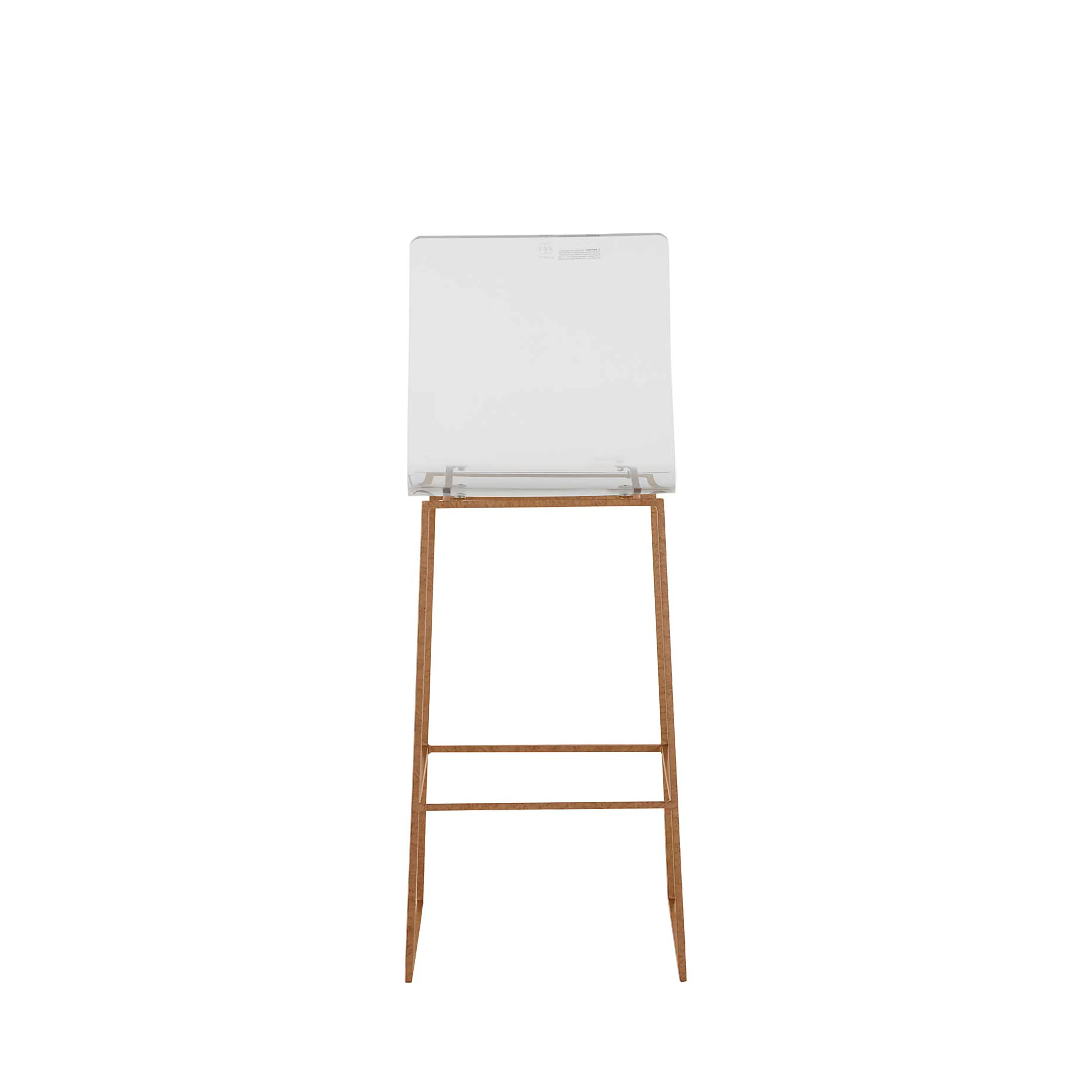 King 30.25" Bar Height Stool - Gold - Image 5