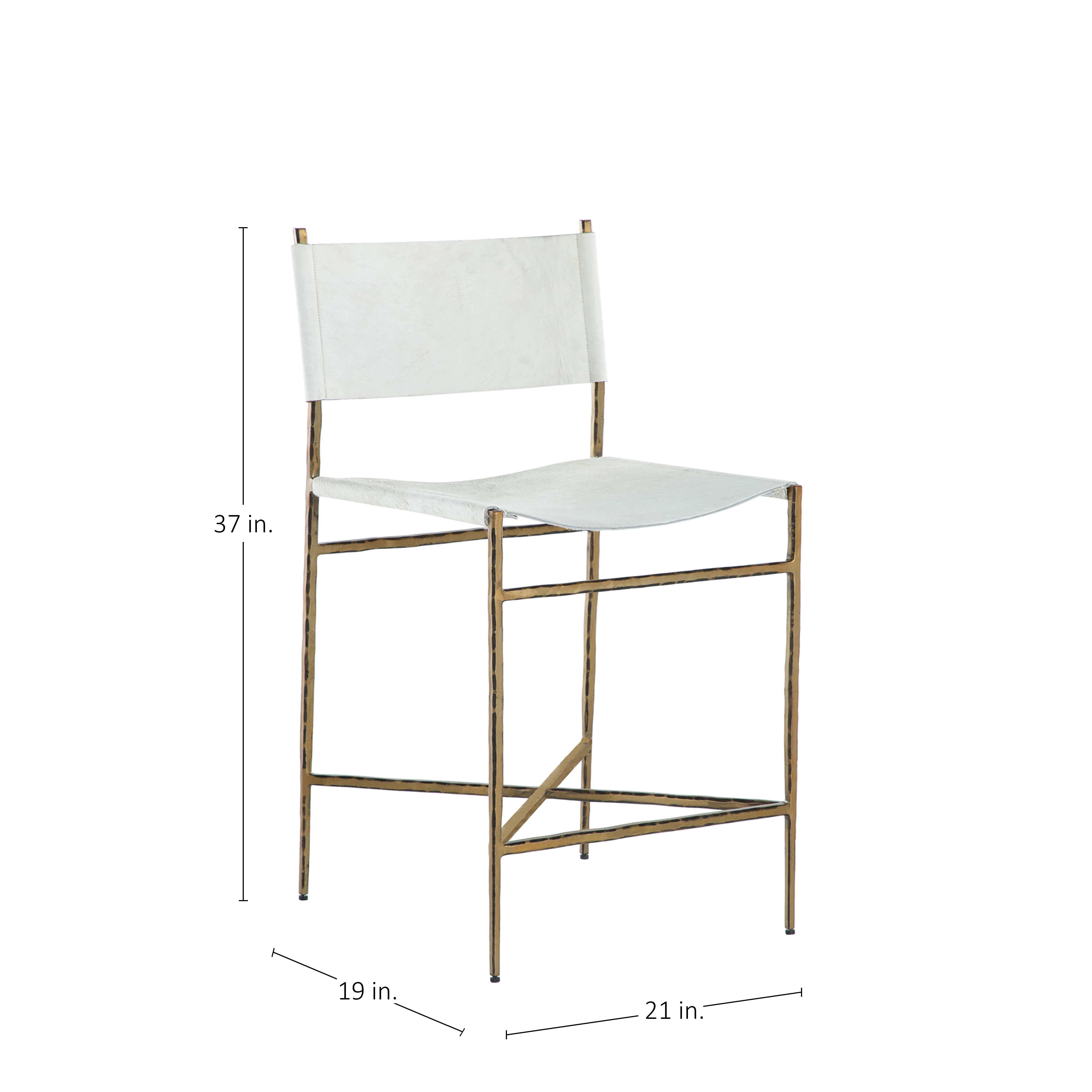 Landon Counter Stool - Gold - Image 2