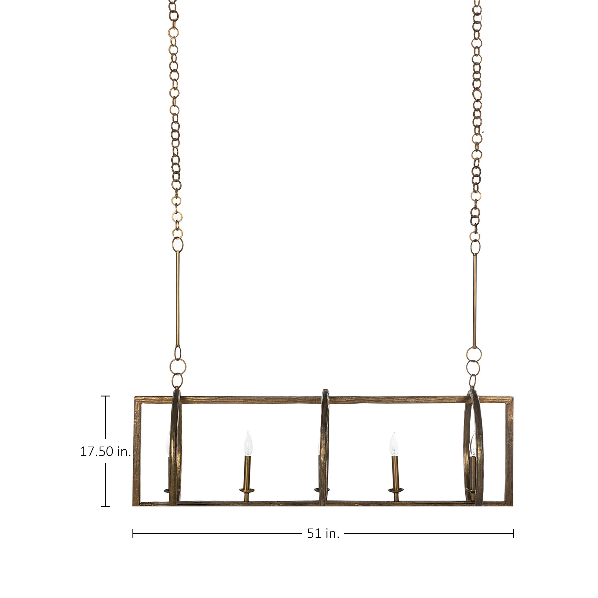 Leo Chandelier - Forged - Image 2