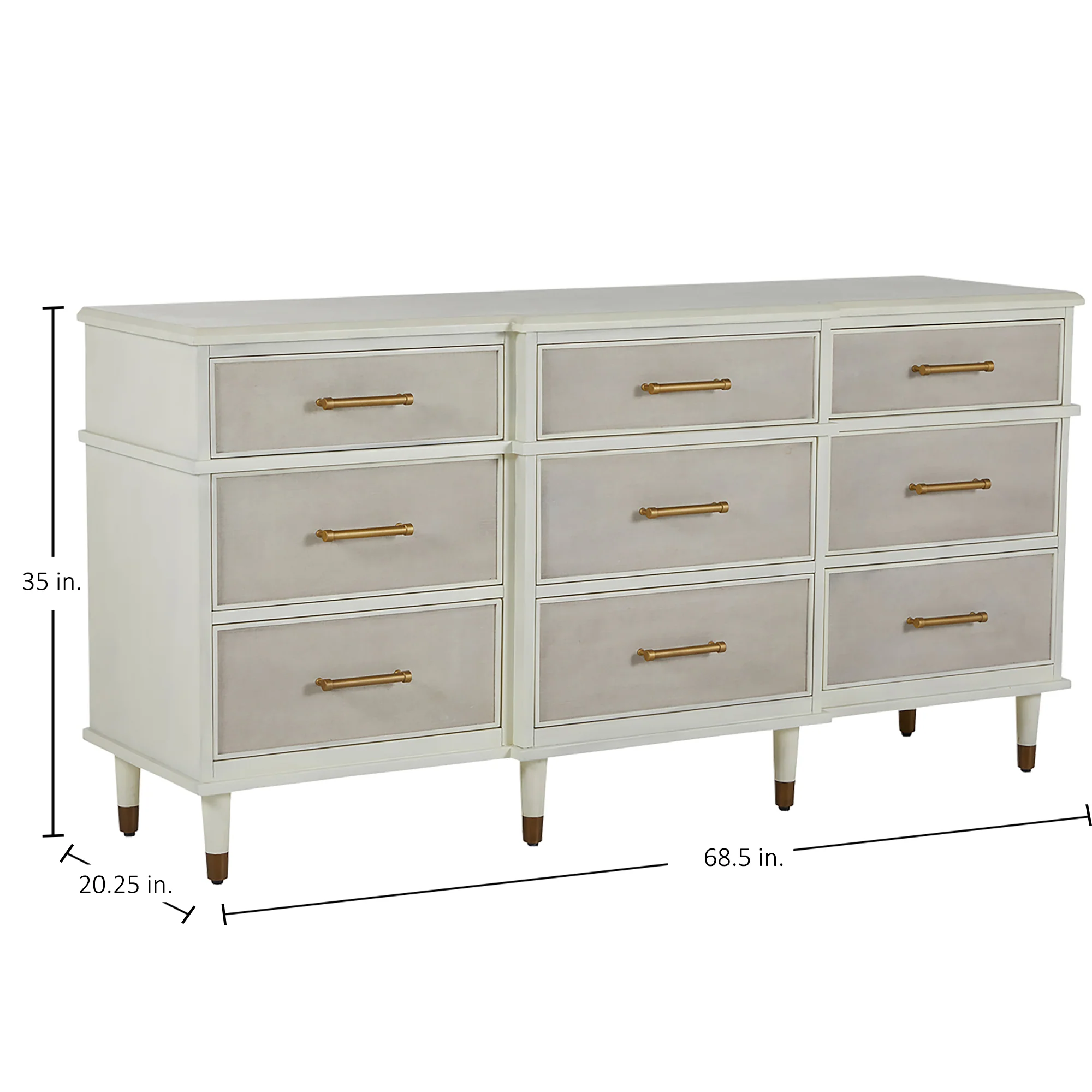 Leona Dresser - White - Image 2