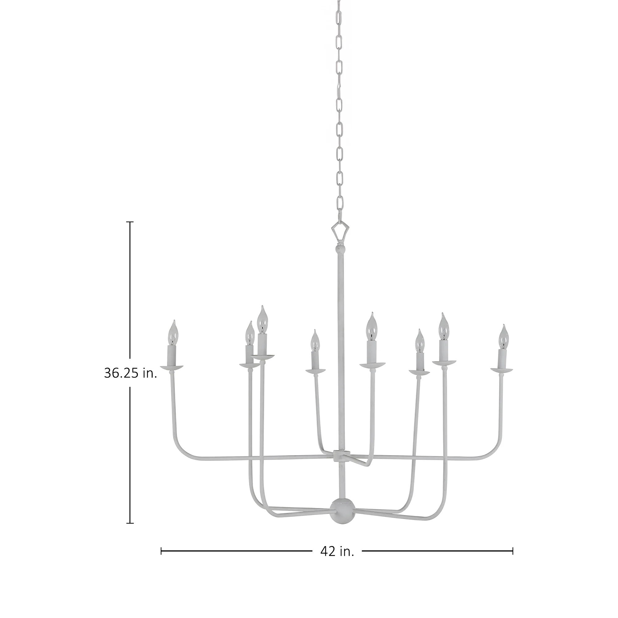 Lilly Chandelier - White - Image 2