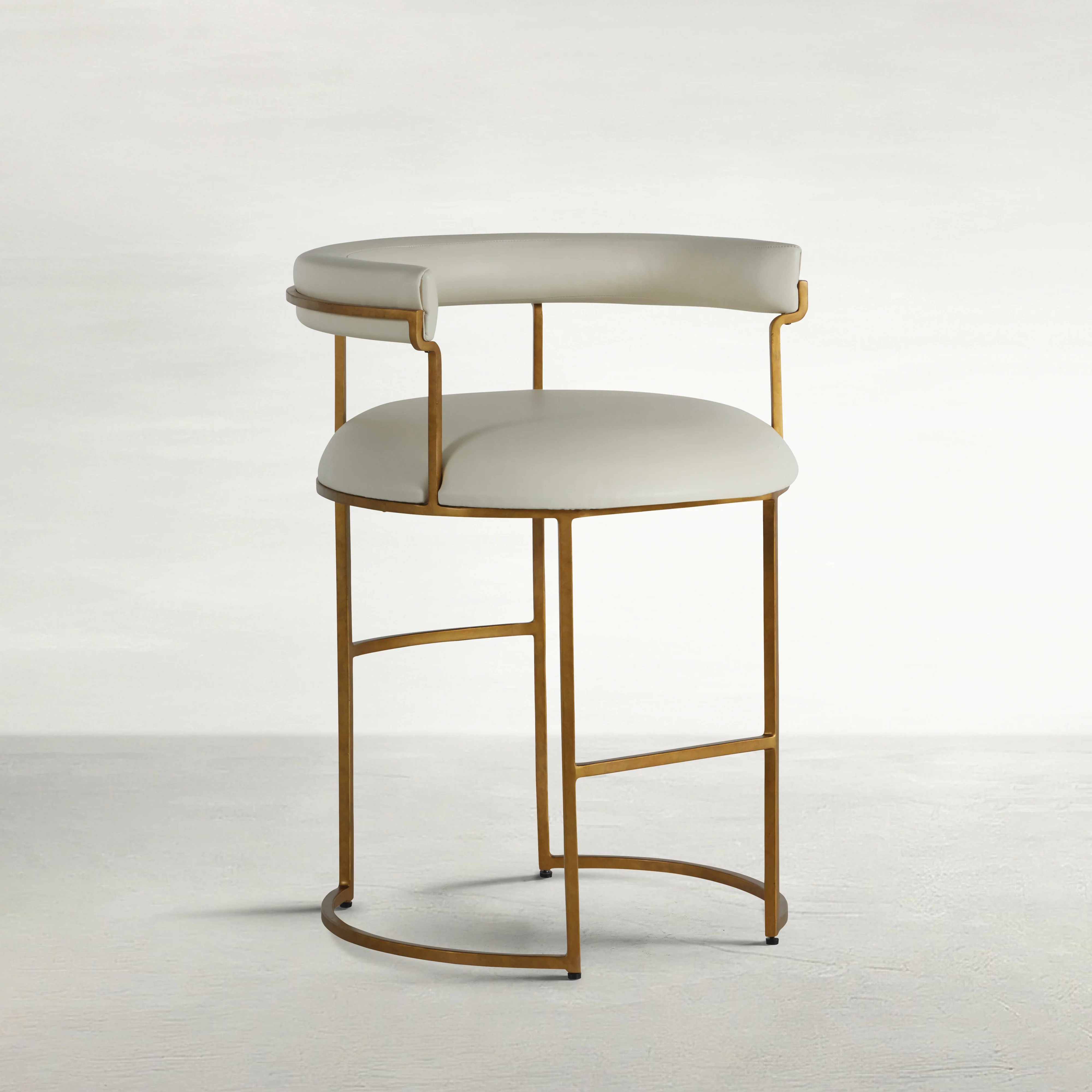 Mack 23.5" Counter Height Stool - White