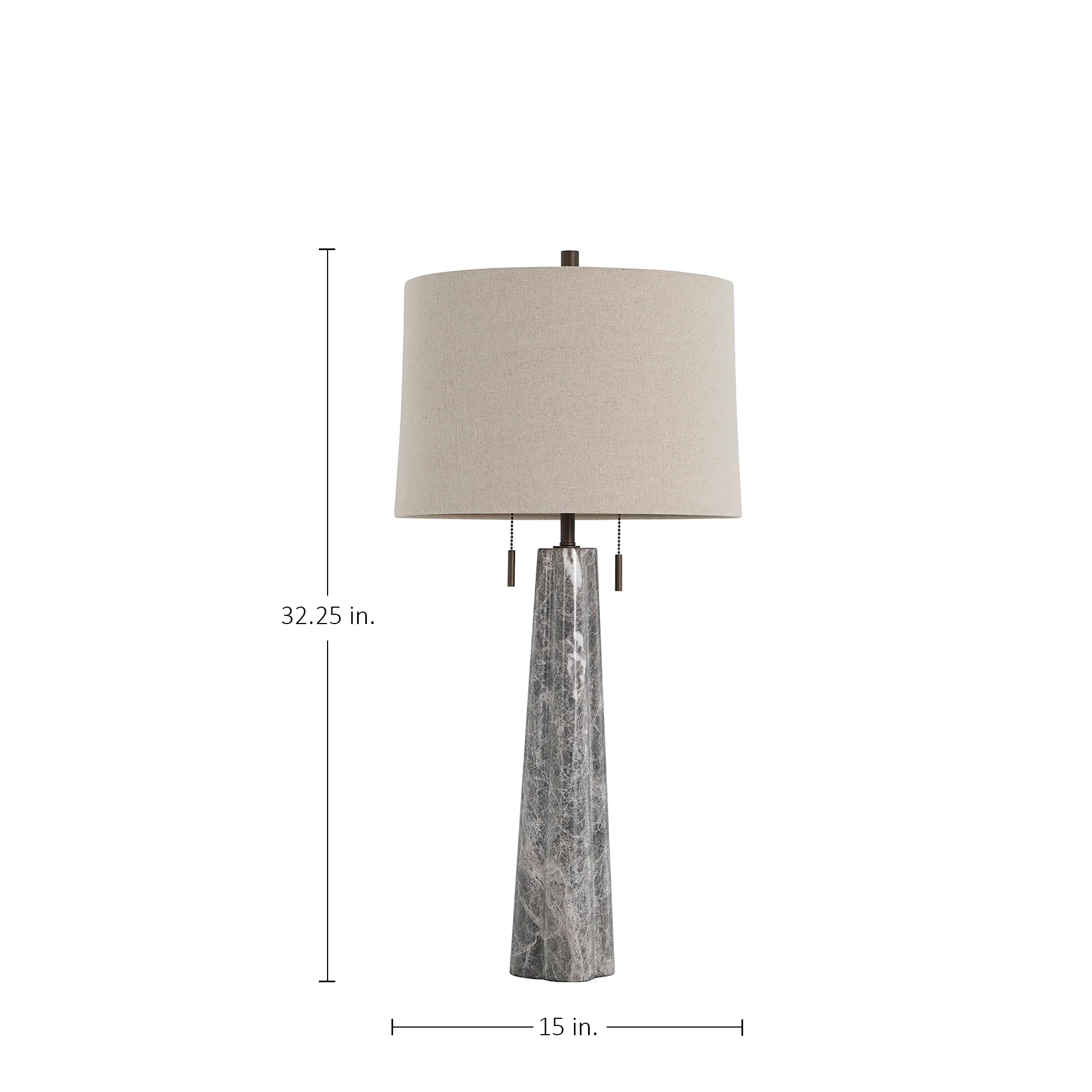 Margaret Table Lamp - Marble - Image 2