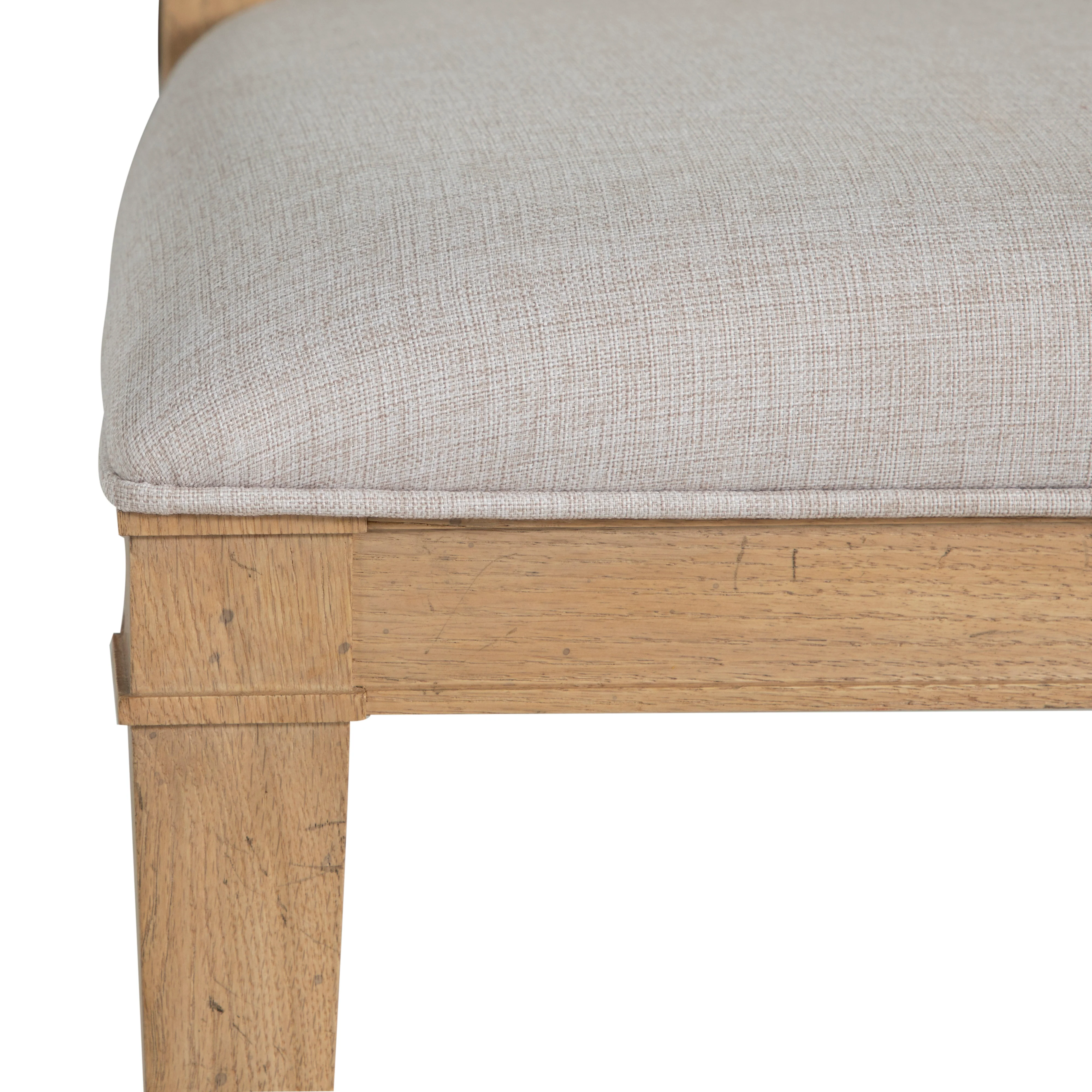 Mathis Dining Side Chair - Rustic French Oak - Image 8