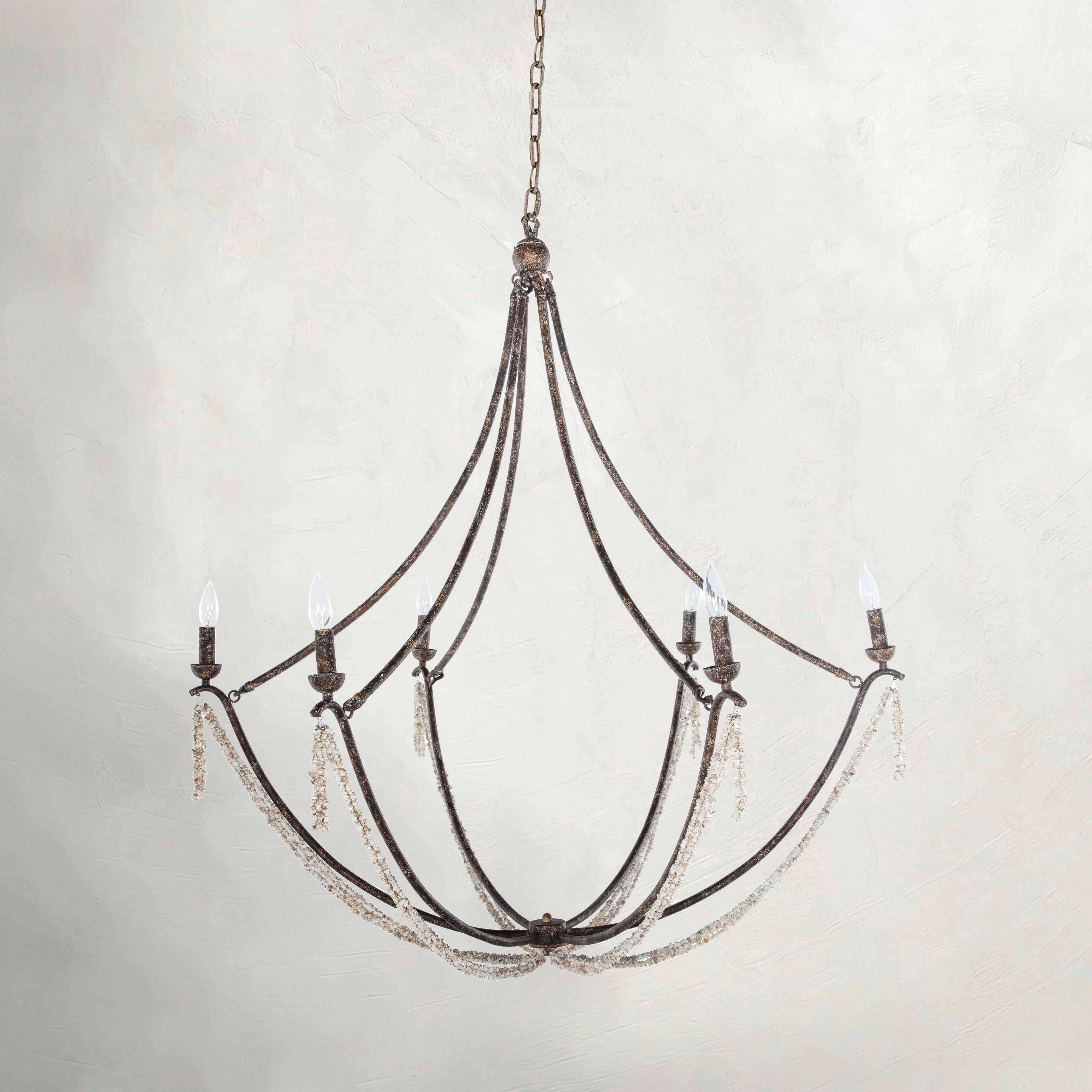 Nakita Chandelier - Brown