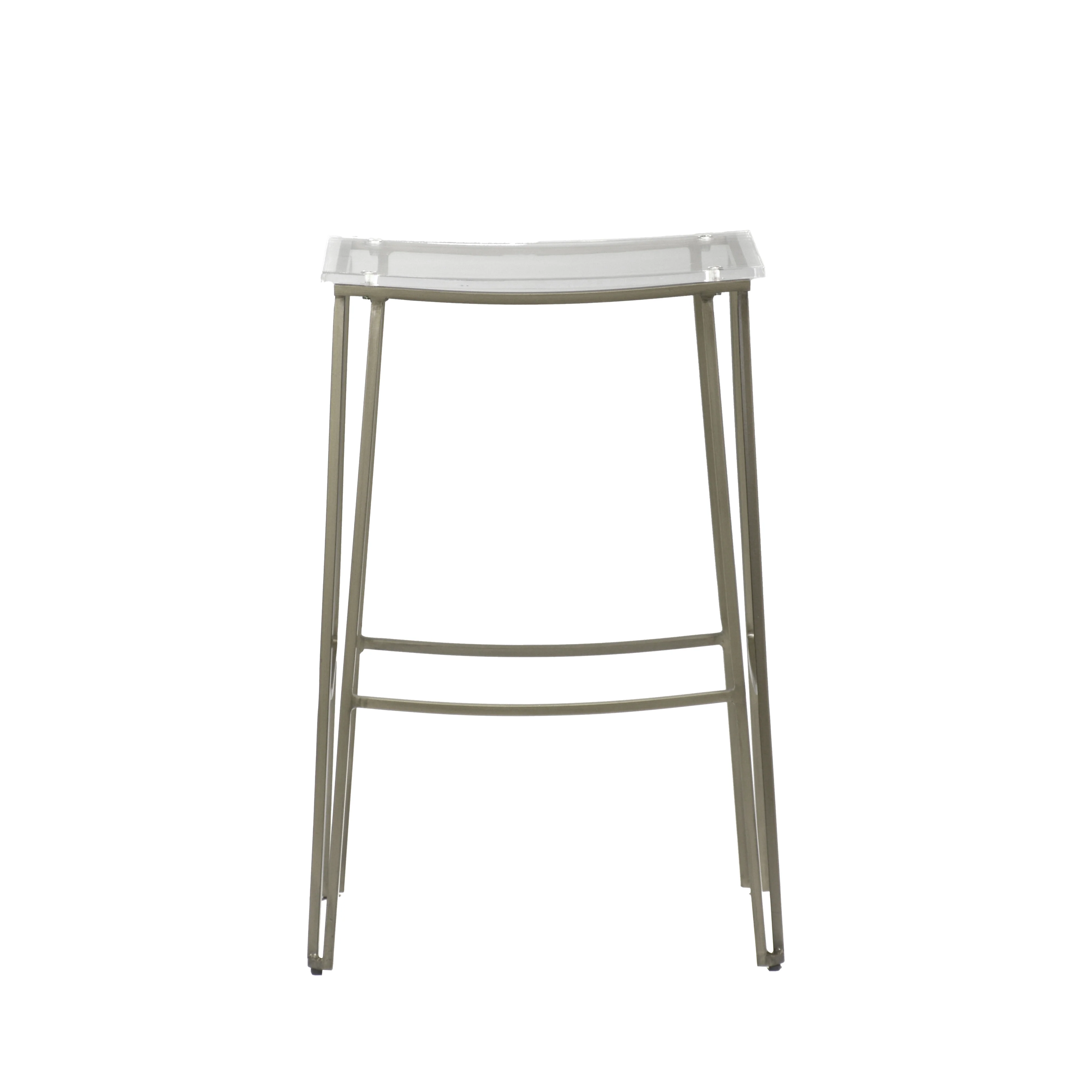Pierce 24.5" Counter Height Stool - Silver - Image 3