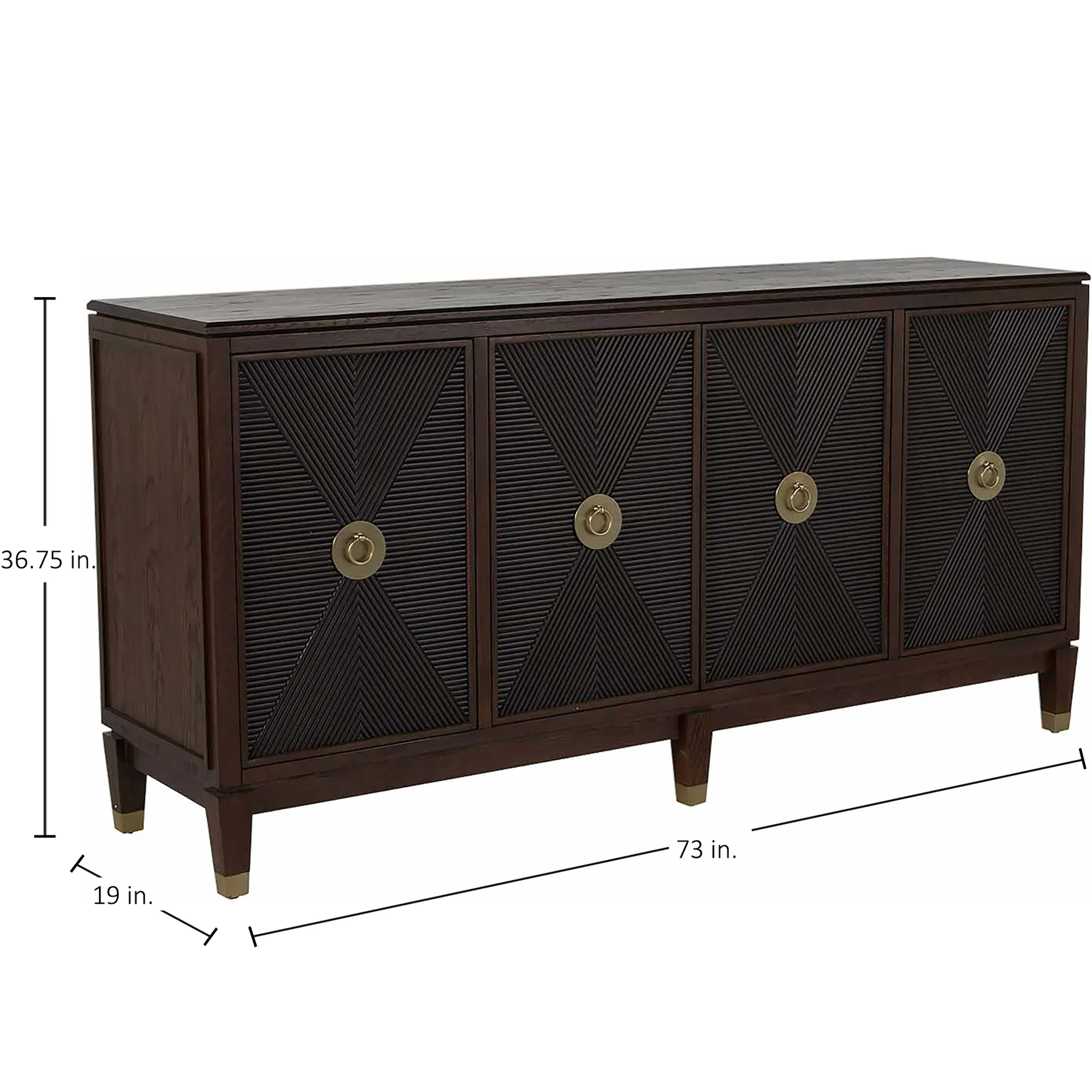 Saffron Cabinet - Brown - Image 2