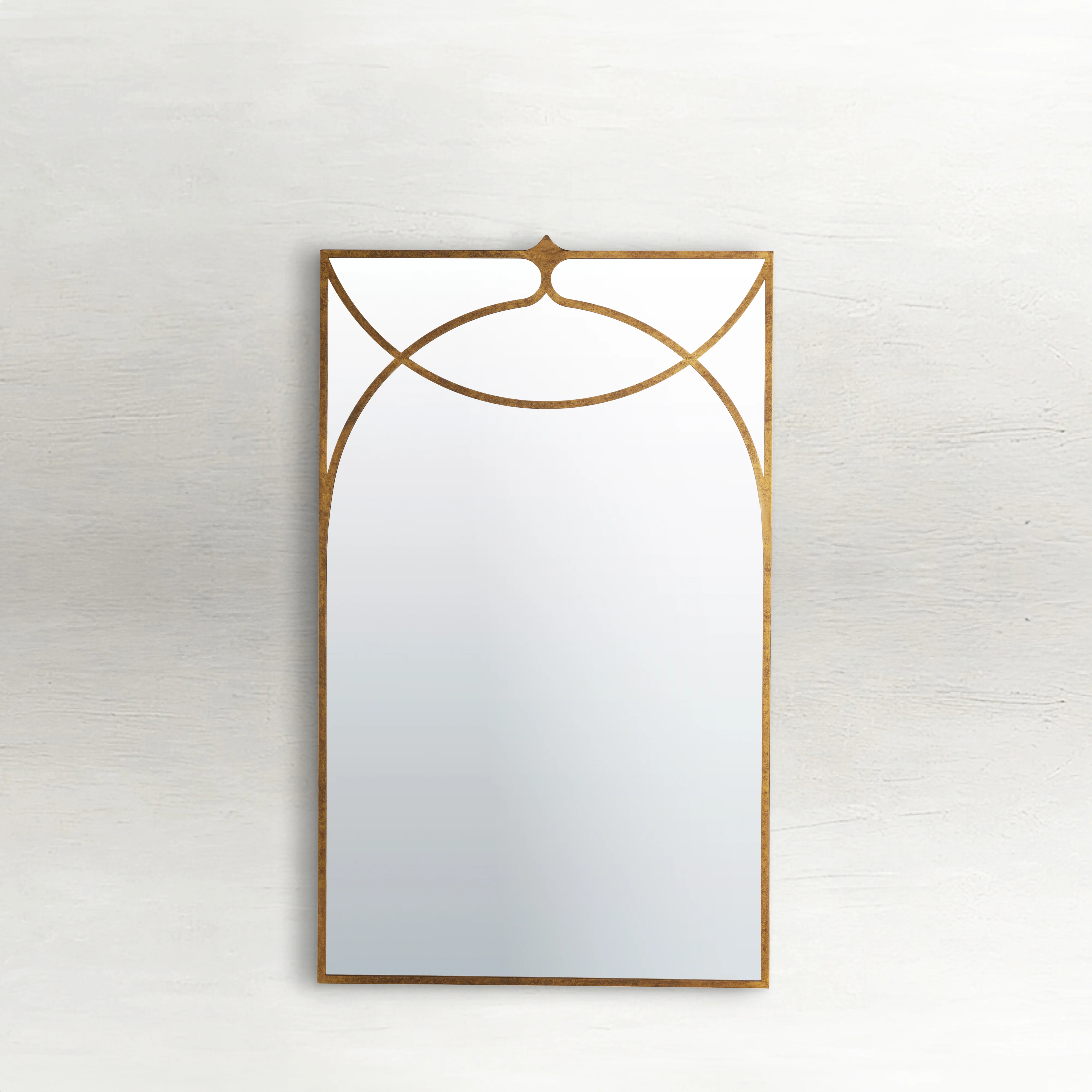 Swan Mirror - Gold