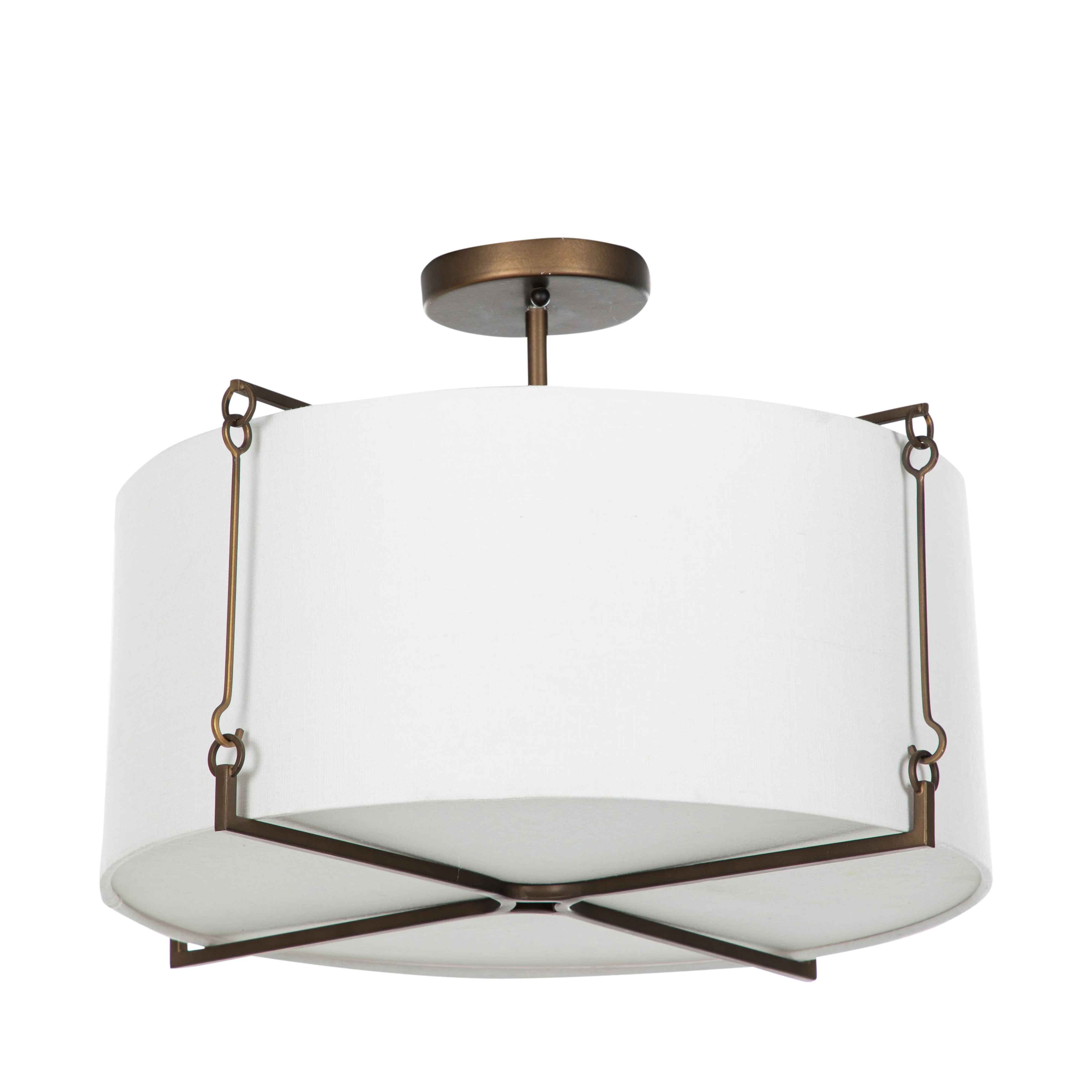Theresa Semi-Flush Mount - Bronze - Image 3