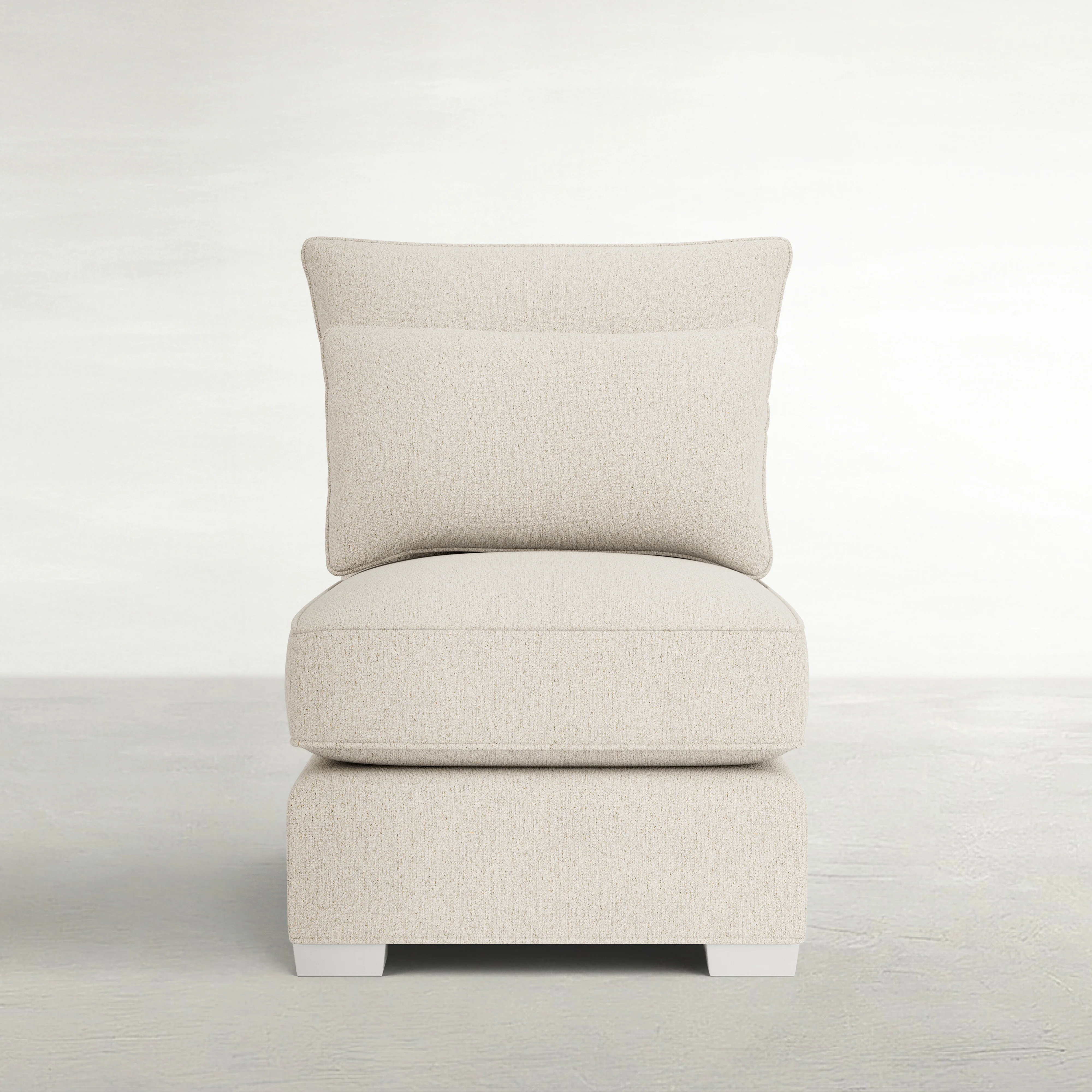 Westley Armless Chair (Shallow Seat)