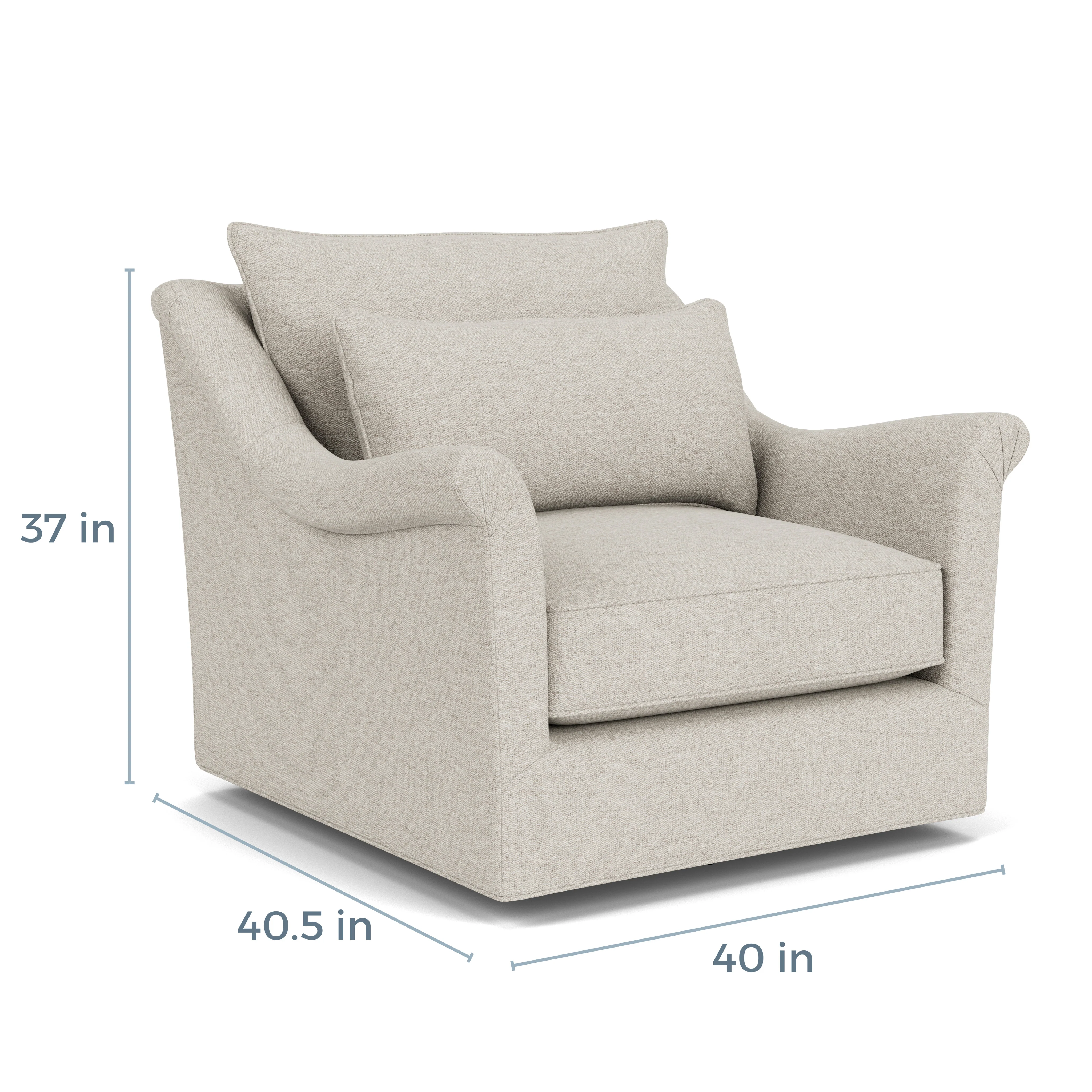 Westley Swivel Chair (Shallow Depth Only) - Image 2