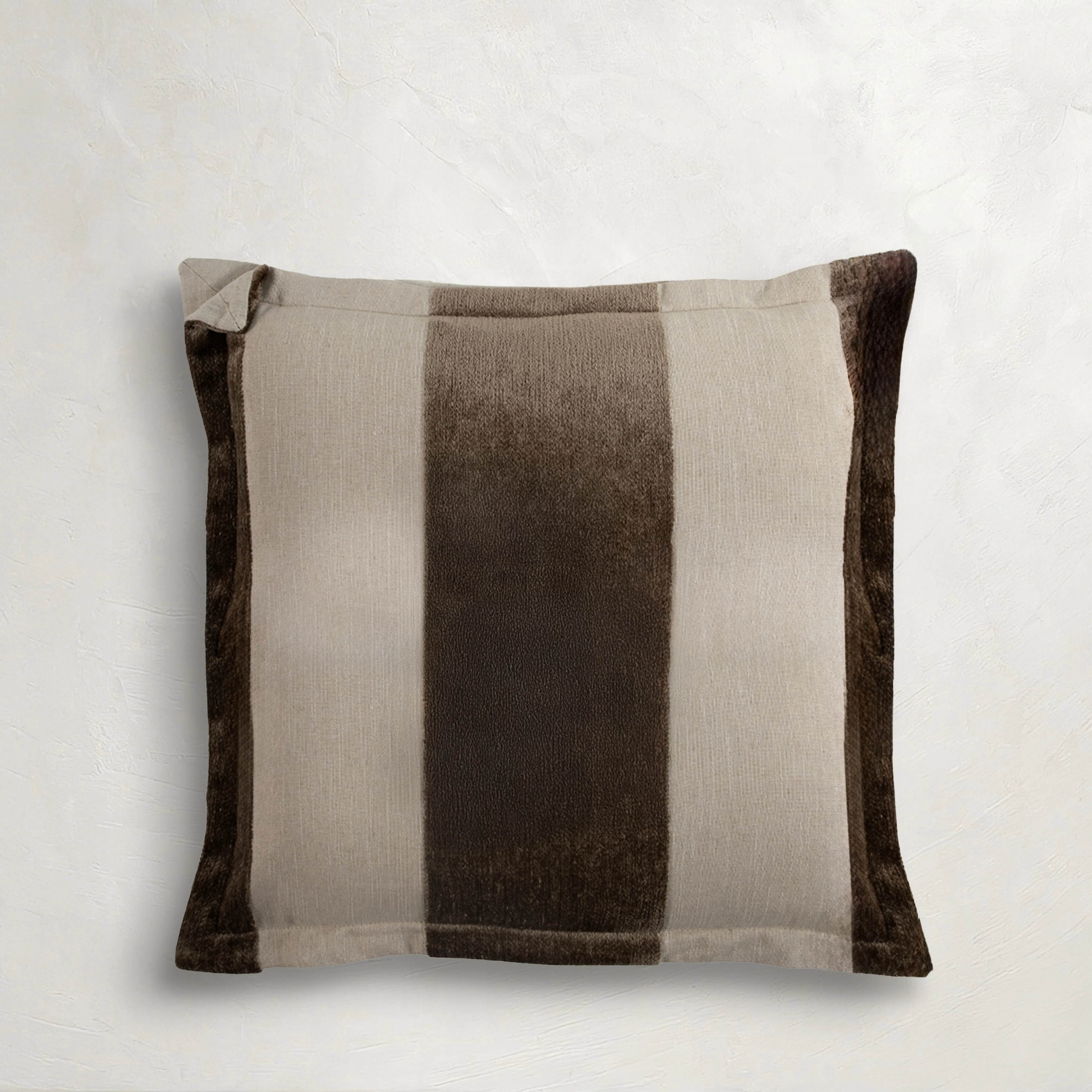 Wide Stripe Chenille Indoor Throw Pillow - Image 3