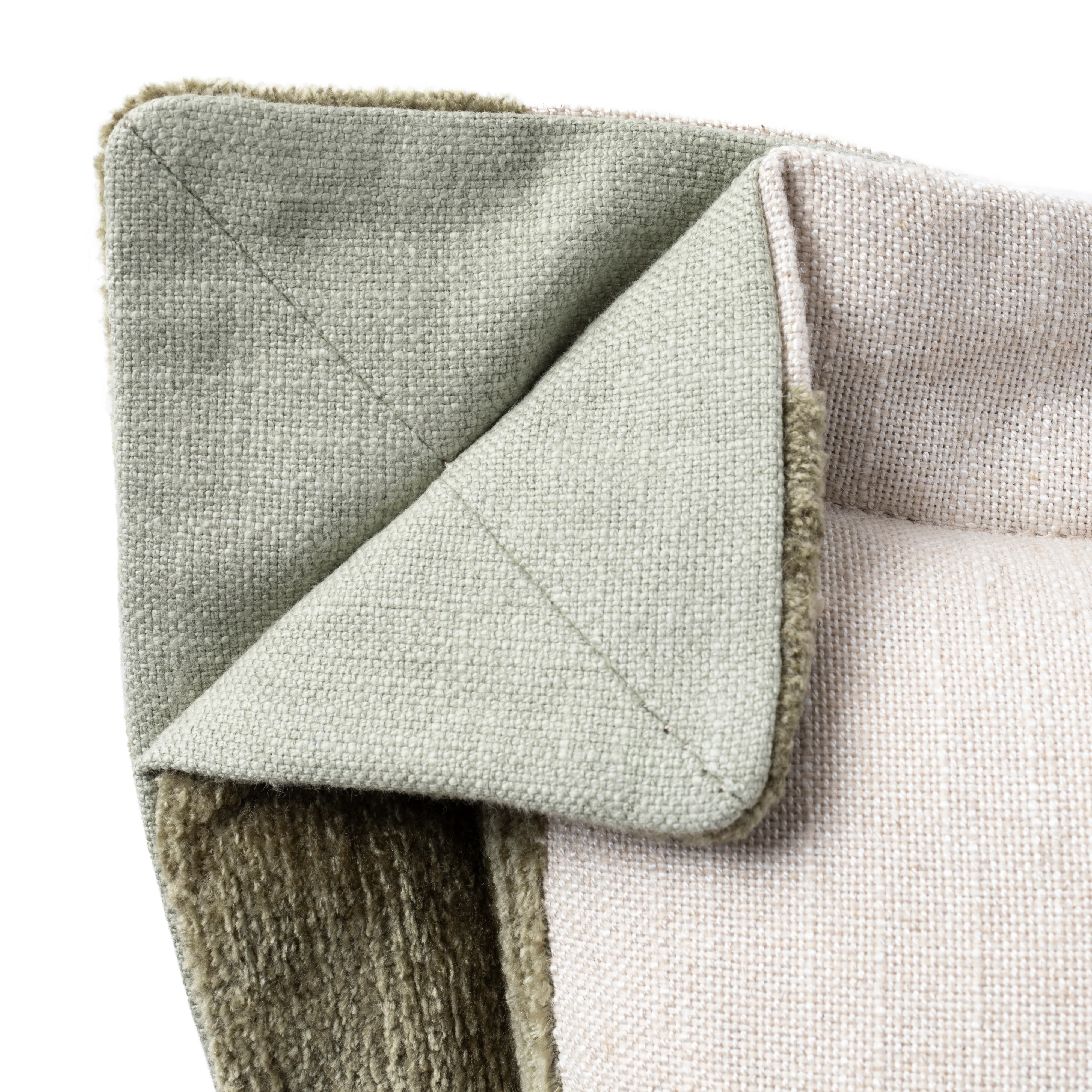 Wide Stripe Chenille Indoor Throw Pillow - Image 8